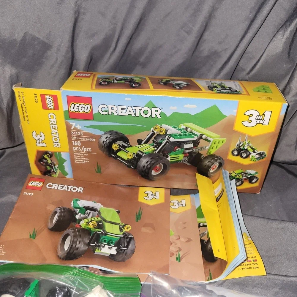 LEGO Green Off Road Buggy Building Kit Creator 3 in 1 pcs 160 31123